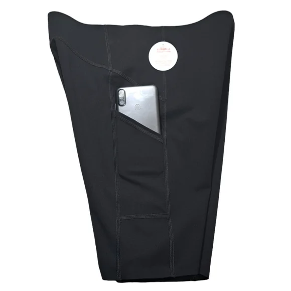 SPANX Women's Every Wear Bike Shorts With Small Pocket Very Black Size Medium - Picture 5 of 16